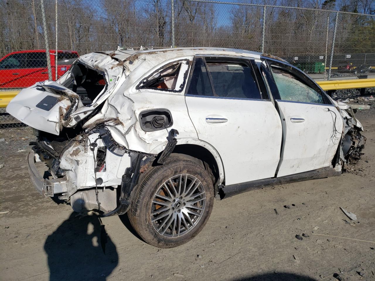 2023 Mercedes-Benz GLC VIN W1NKM4HB4PU021035 Copart auction photo, rollover / all over damage thumbnail 3