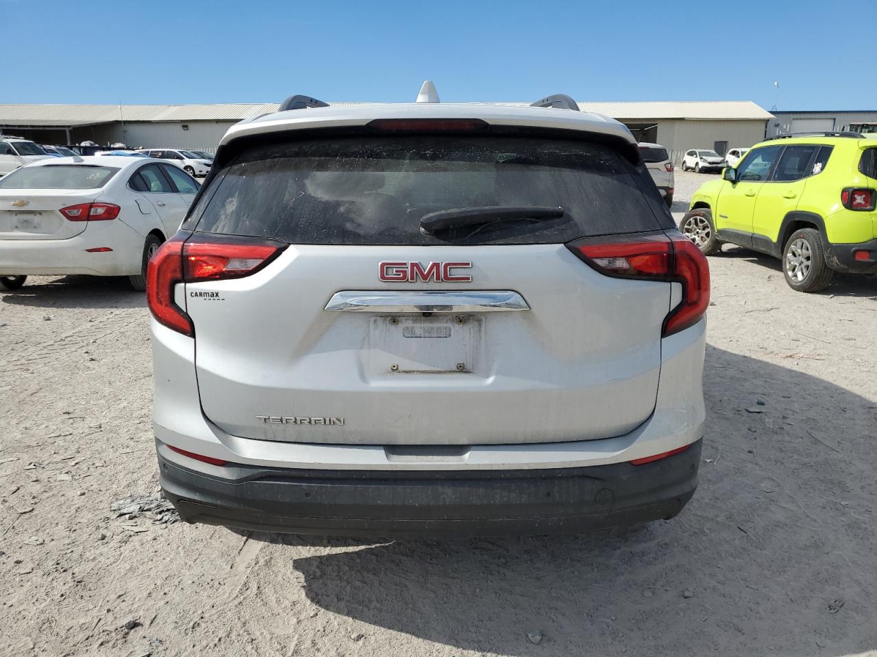 2018 GMC Terrain VIN 3GKALMEV1JL404599 Copart auction photo, side / front end damage thumbnail 6
