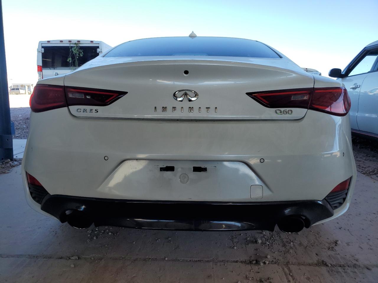2019 Infiniti Q60 VIN JN1EV7EK8KM230412 Copart auction photo, front end damage thumbnail 6