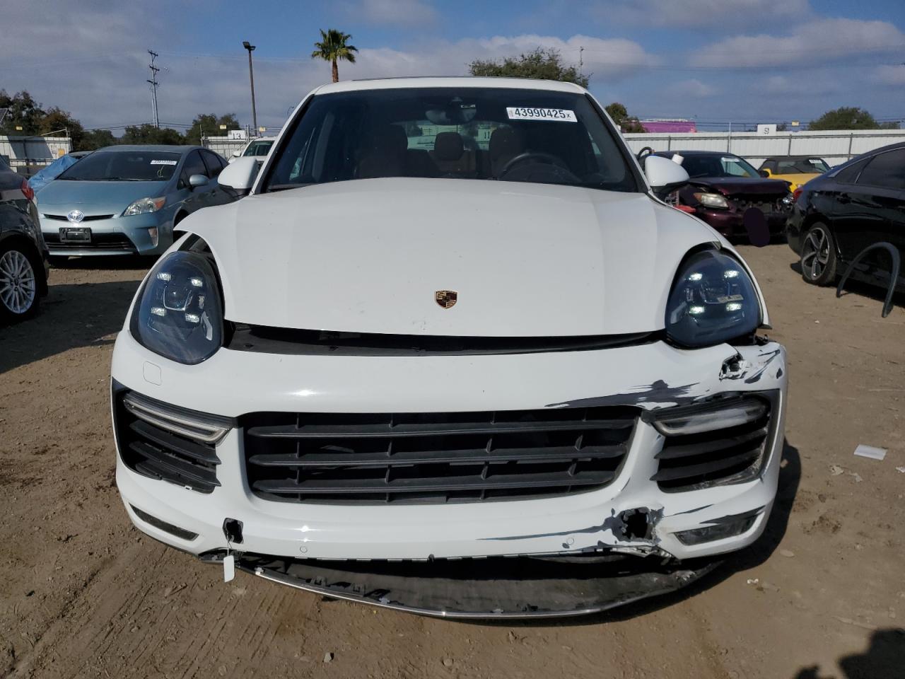 2015 Porsche Cayenne VIN WP1AC2A21FLA80938 Copart auction photo, front end damage thumbnail 5