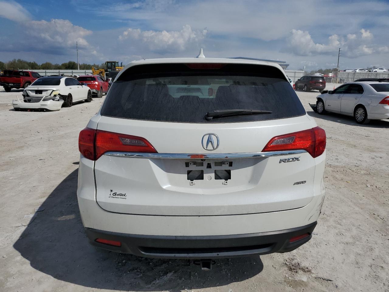 2014 Acura RDX VIN 5J8TB4H57EL003838 Copart auction photo, all over damage thumbnail 6