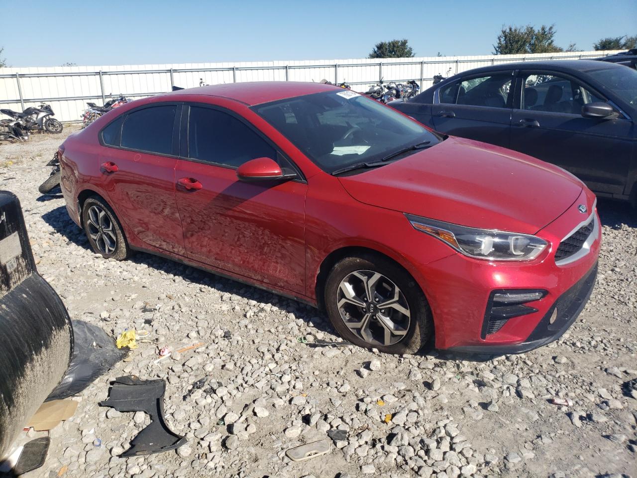 2020 KIA Forte VIN 3KPF24AD2LE144612 Copart auction photo, hail damage thumbnail 4