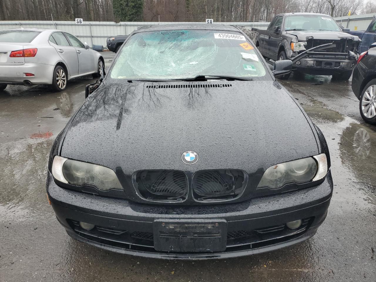 2002 BMW 3er VIN WBABN33492PG56217 Copart auction photo, side damage thumbnail 5