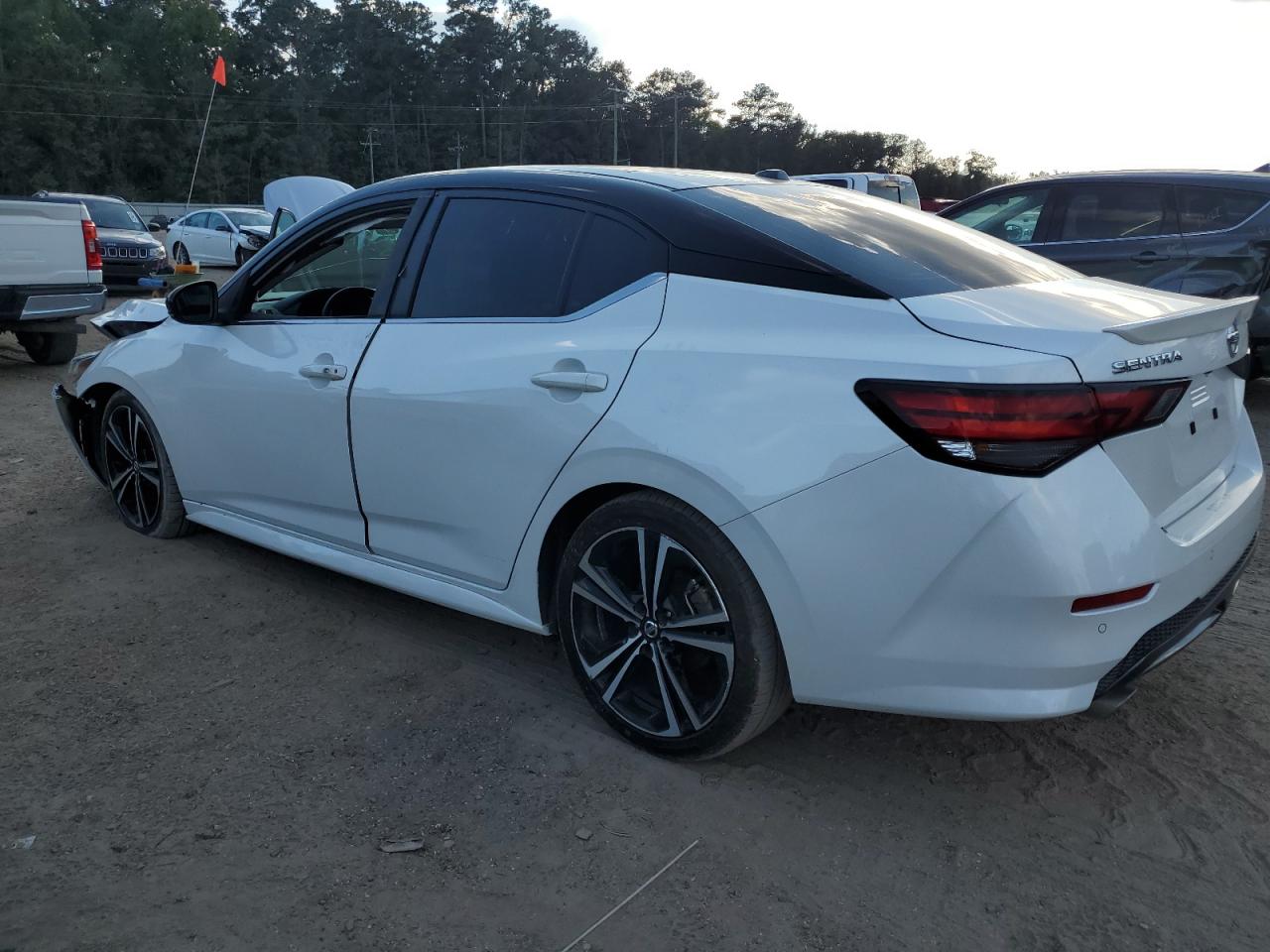 2021 Nissan Sentra VIN 3N1AB8DV6MY243460 Copart auction photo, front end damage thumbnail 2