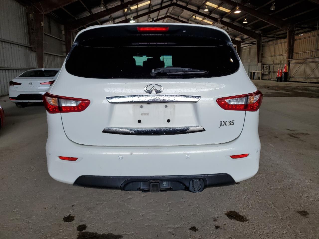 2013 Infiniti JX VIN 5N1AL0MM3DC330501 Copart auction photo, front end / side damage thumbnail 6