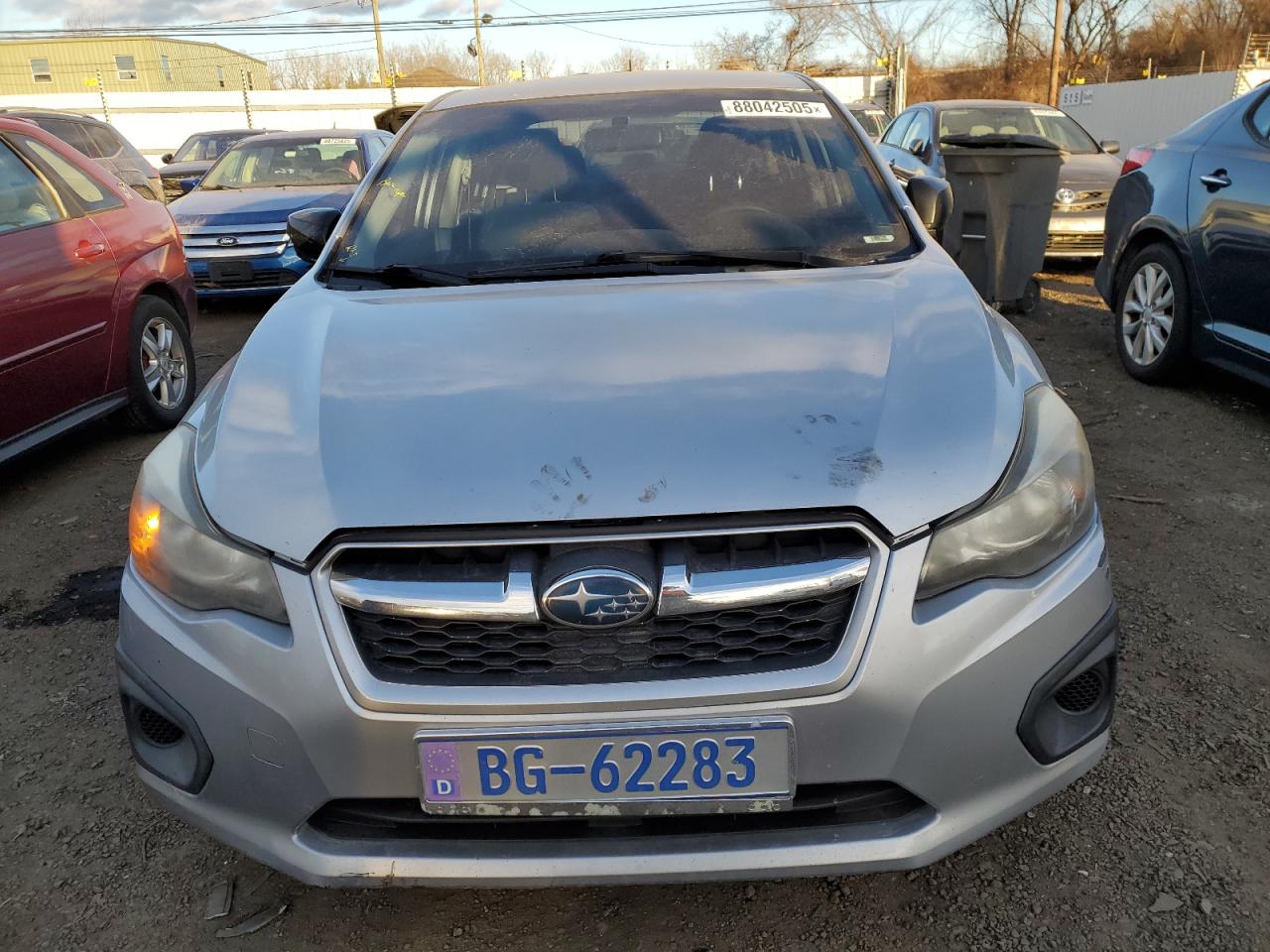 2014 Subaru Impreza VIN JF1GJAA65EG021922 Copart auction photo, rear end / side damage thumbnail 5