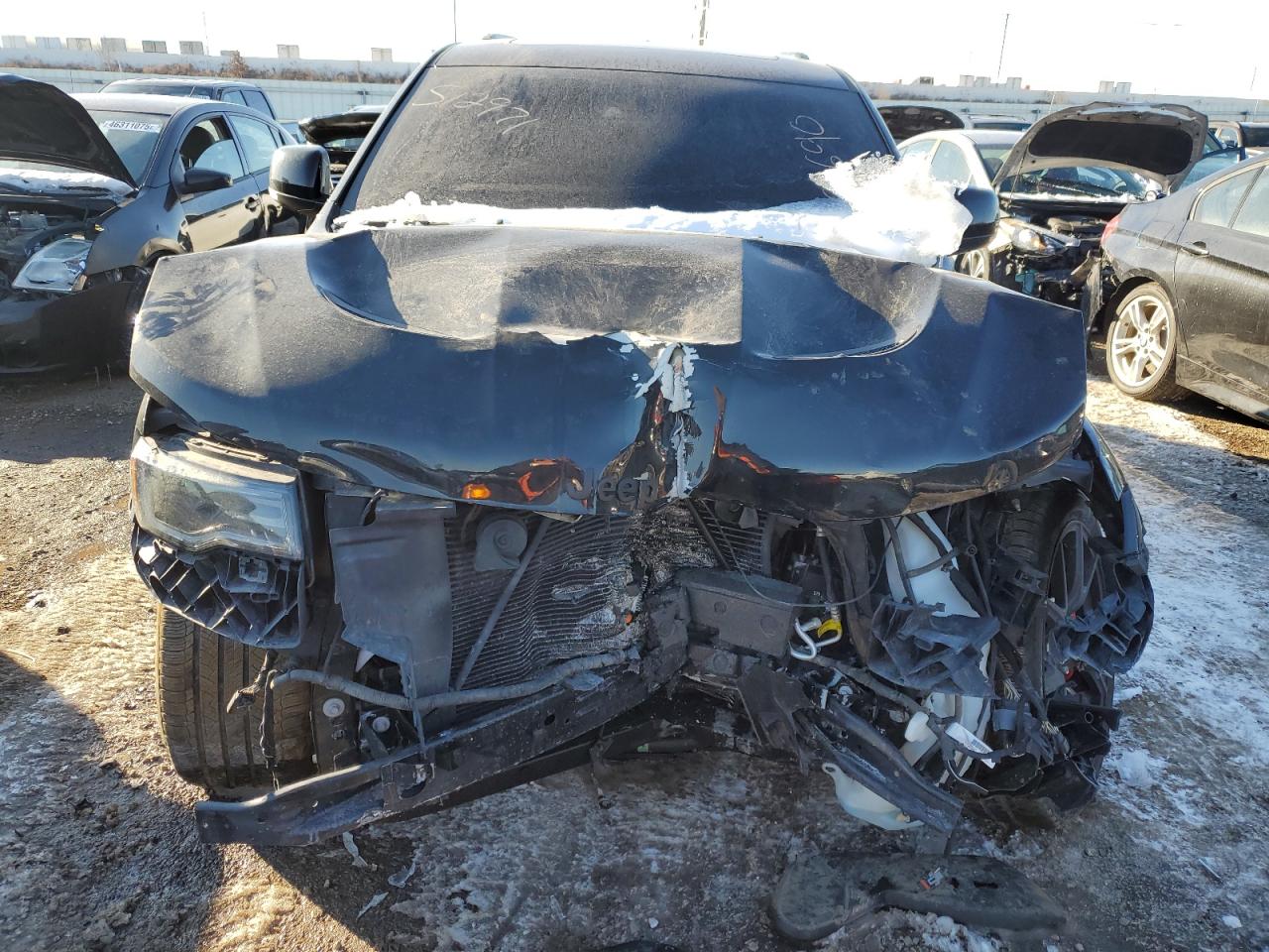 2020 Jeep Grand Cherokee VIN 1C4RJFDJ4LC311184 Copart auction photo, front end / rear end damage thumbnail 5