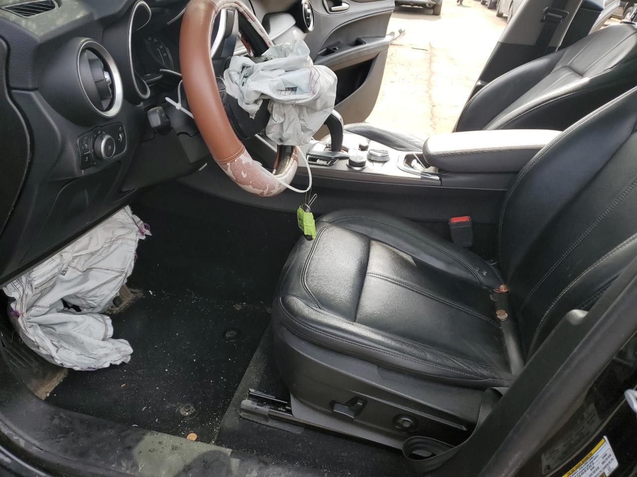 2020 Alfa Romeo Stelvio VIN ZASPAKBN7L7C82737 Copart auction photo, front end / side damage thumbnail 7