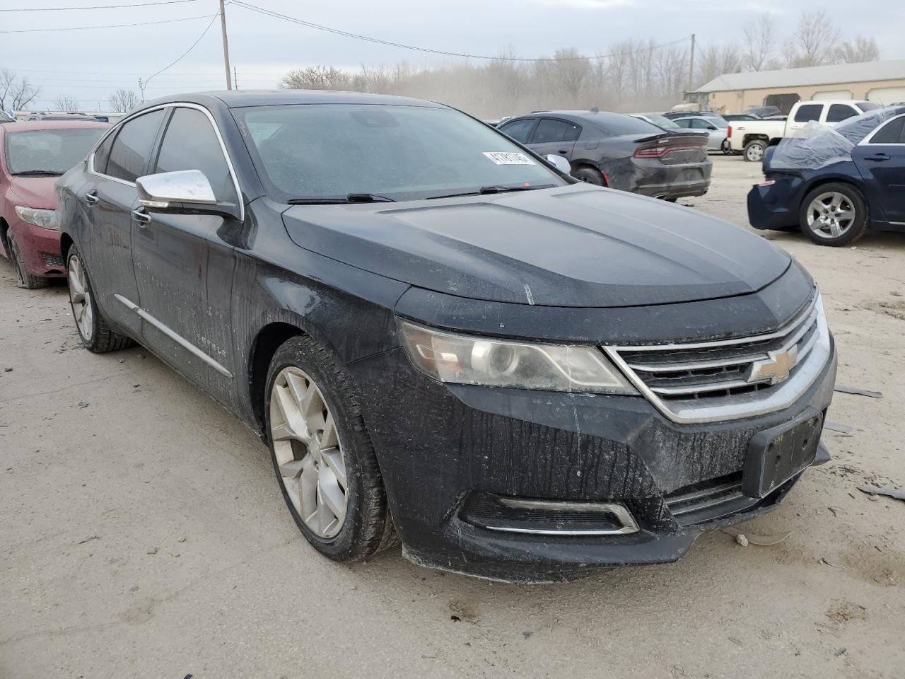 2014 Chevrolet Impala VIN 2G1155S39E9111419 Copart auction photo, front end / side damage thumbnail 4