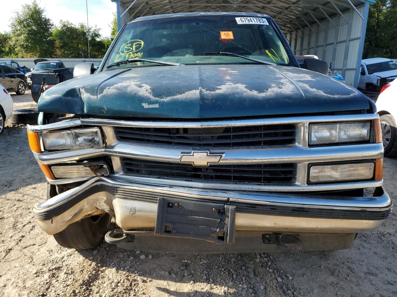 1998 Chevrolet GMT-400 VIN 1GCGK24R6WZ233267 Copart auction photo, all over damage thumbnail 5