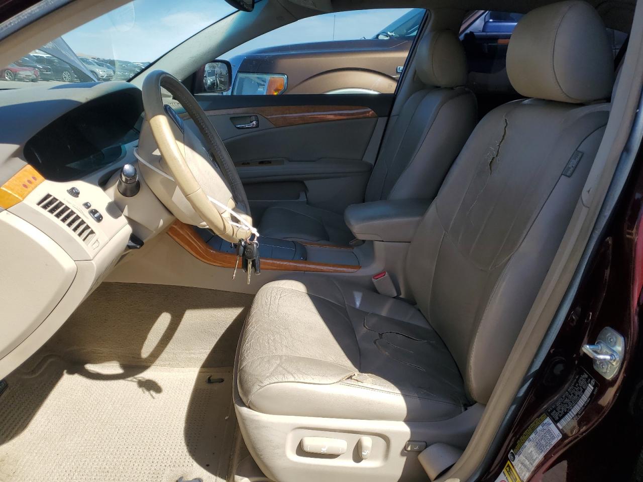 2005 Toyota Avalon VIN 4T1BK36B45U027629 Copart auction photo, front end damage thumbnail 7