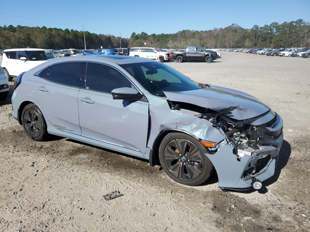 2019 Honda Civic VIN SHHFK7H65KU222820 Copart auction photo, front end damage thumbnail 4