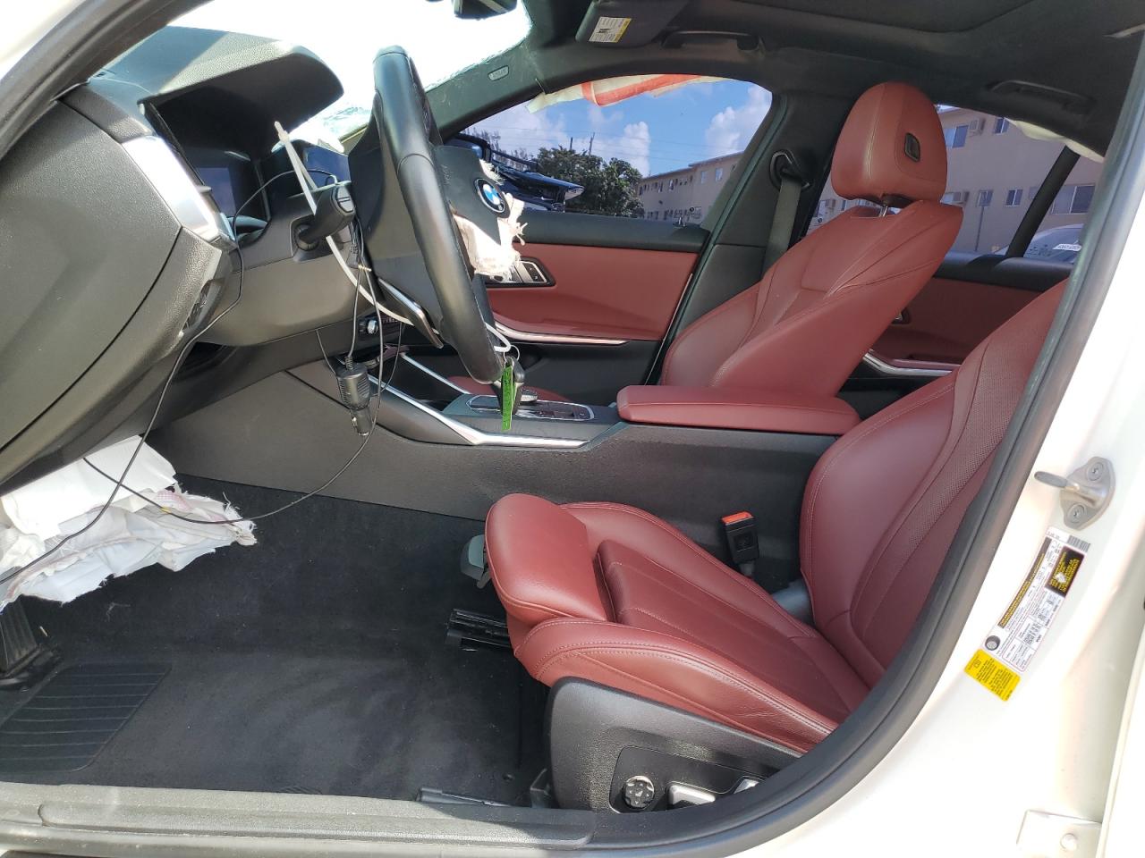 2022 BMW 3er VIN 3MW5R1J0XN8C28081 Copart auction photo, front end damage thumbnail 7
