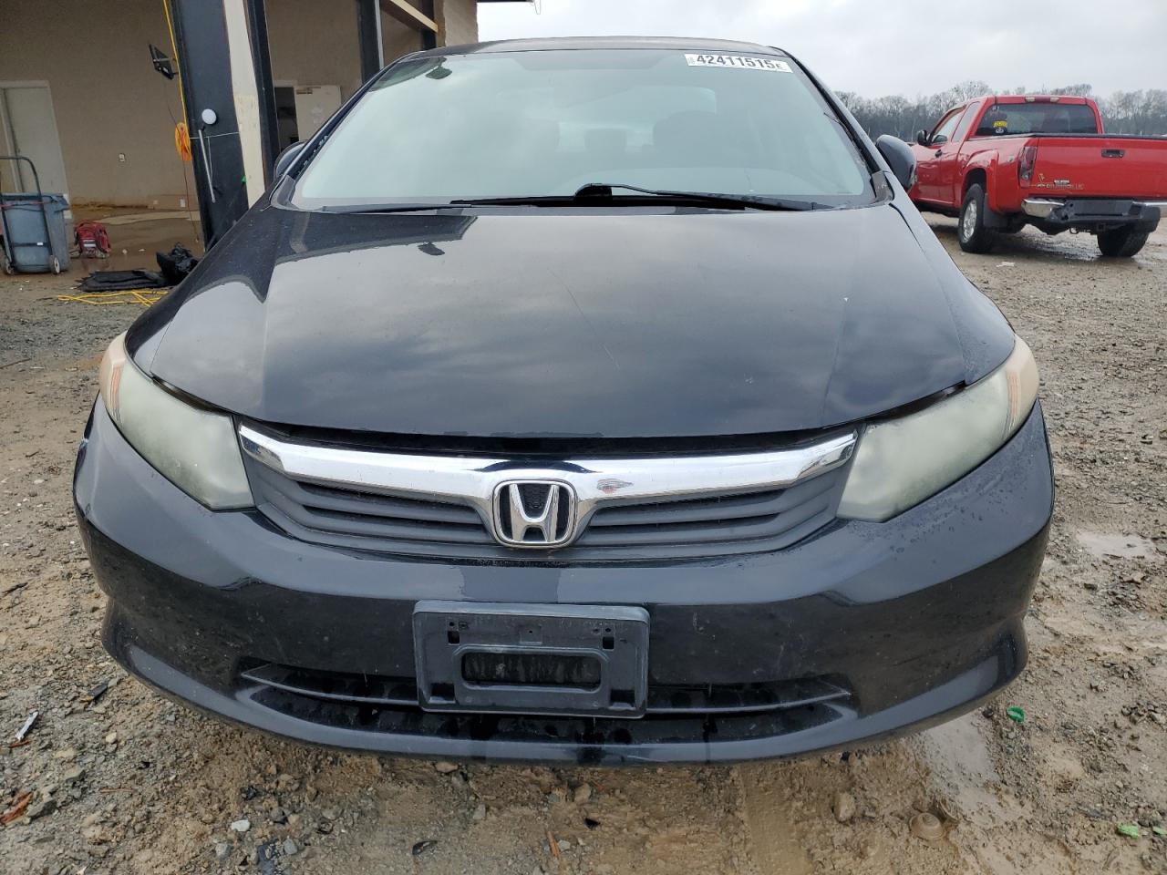 2012 Honda Civic VIN 19XFB2F56CE024673 Copart auction photo, front end / side damage thumbnail 5