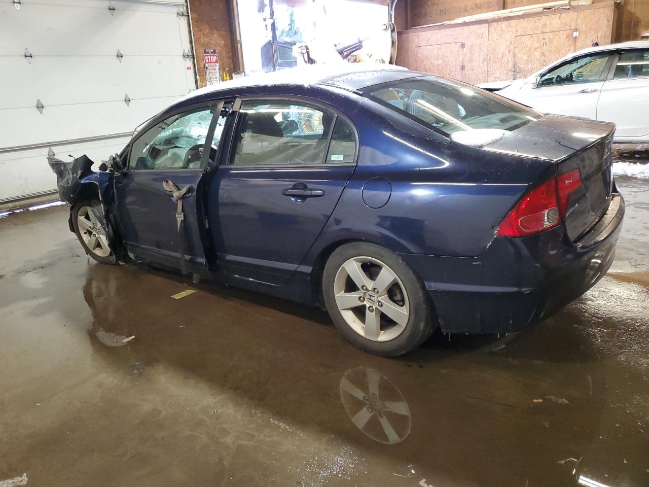 2007 Honda Civic VIN 1HGFA16837L074887 Copart auction photo, front end / side damage thumbnail 2