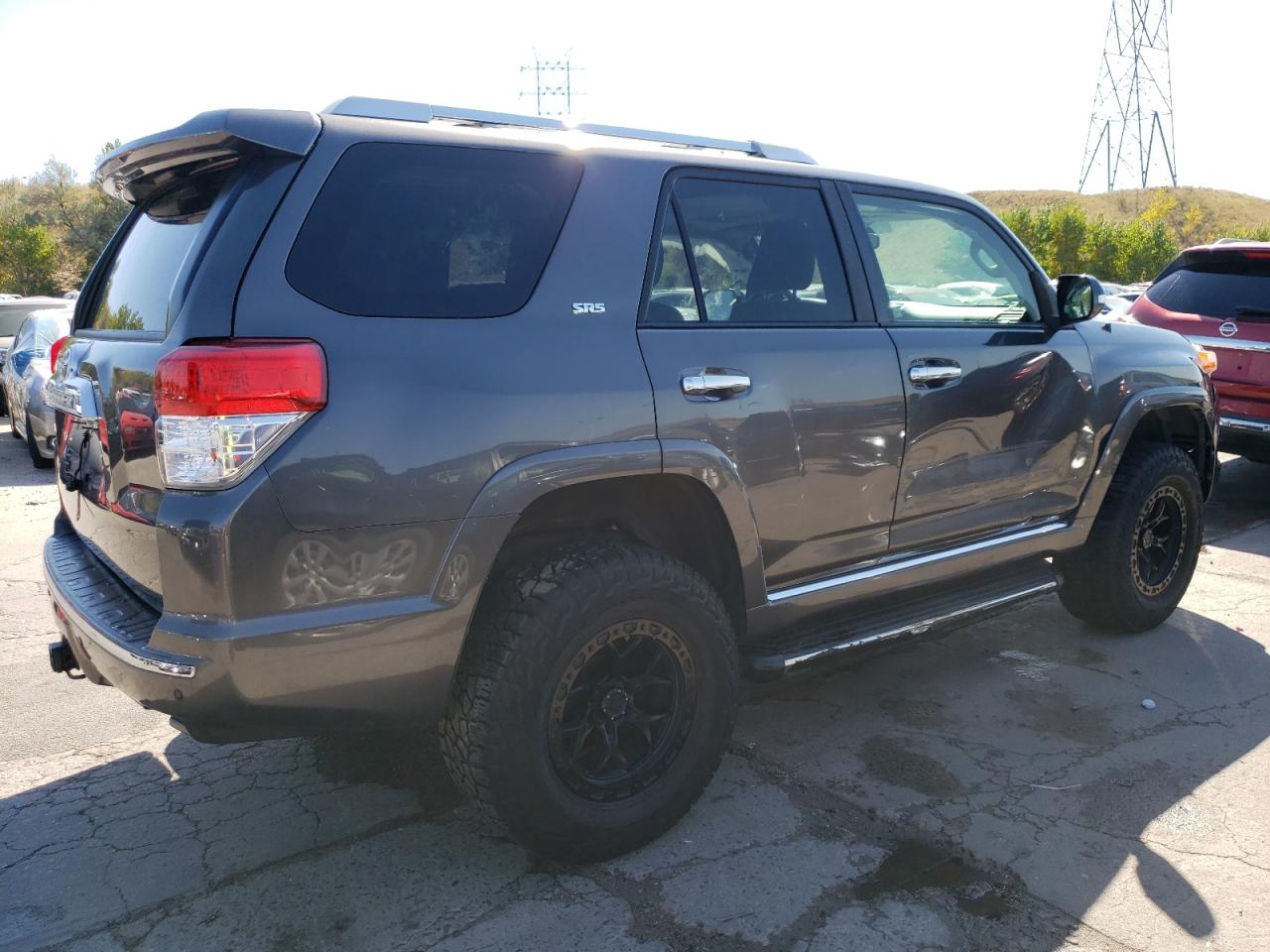 2012 Toyota 4Runner VIN JTEBU5JR3C5098239 Copart auction photo, side / front end damage thumbnail 3
