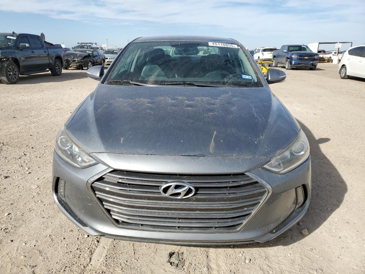 2018 Hyundai Elantra VIN KMHD84LF2JU712419 Copart auction photo, rear end damage thumbnail 5