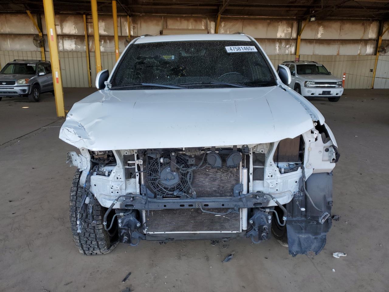 2021 Lexus GX VIN JTJAM7BX4M5284699 Copart auction photo, front end / side damage thumbnail 5