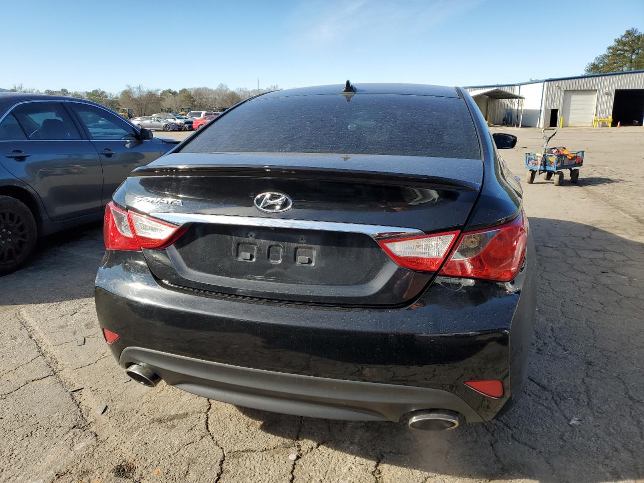 2014 Hyundai Sonata VIN 5NPEC4AC9EH825834 Copart auction photo, front end damage thumbnail 6
