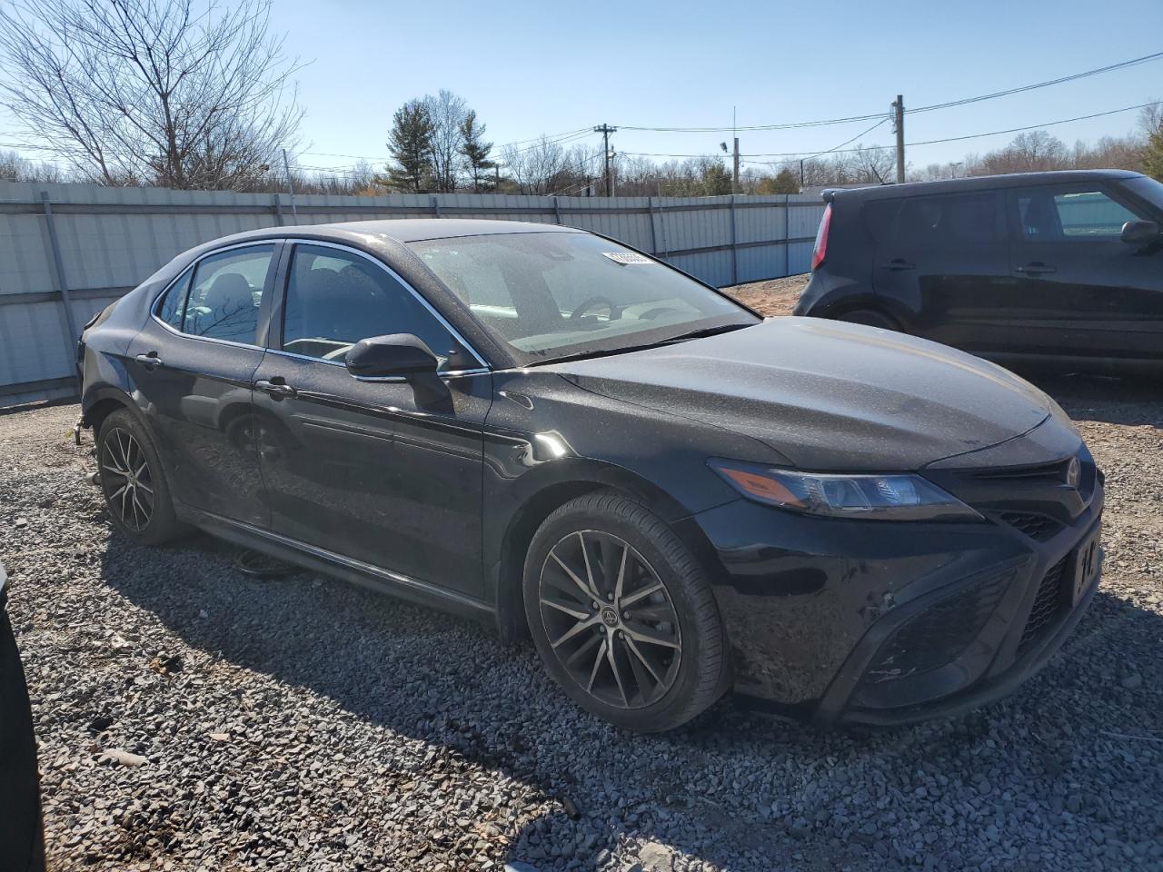 2022 Toyota Camry VIN 4T1G11BKXNU051498 Copart auction photo, rear end damage thumbnail 4