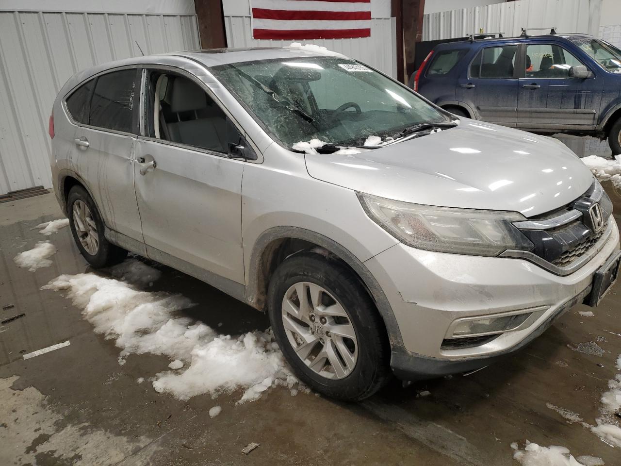 2015 Honda CR-V VIN 2HKRM4H57FH671616 Copart auction photo, side damage thumbnail 4