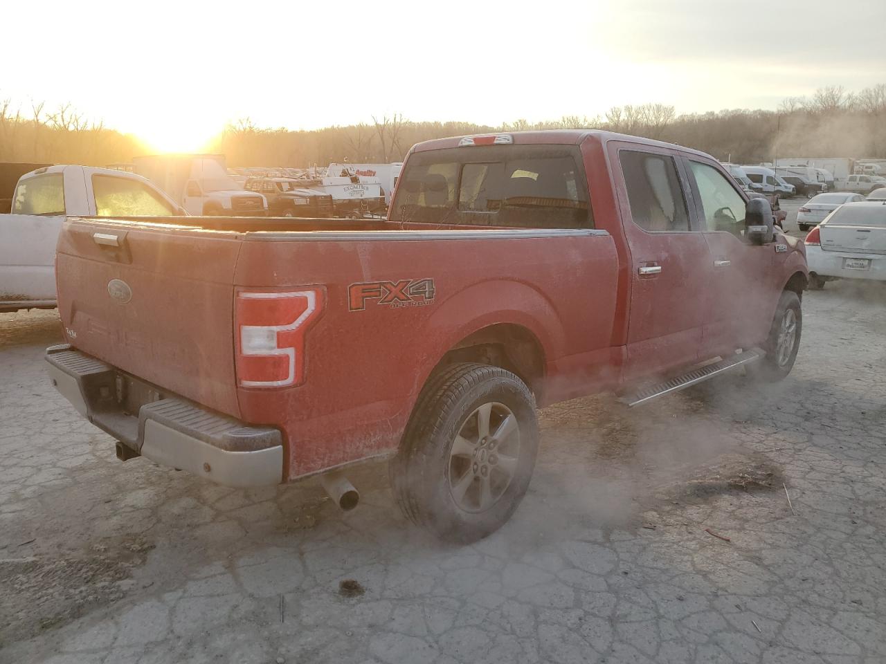 2020 Ford F-150 VIN 1FTFW1E56LKD09404 Copart auction photo, front end damage thumbnail 3