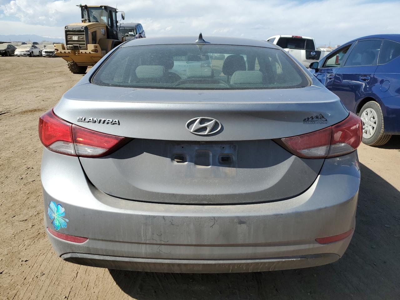 2014 Hyundai Elantra VIN KMHDH4AE9EU097318 Copart auction photo, front end damage thumbnail 6