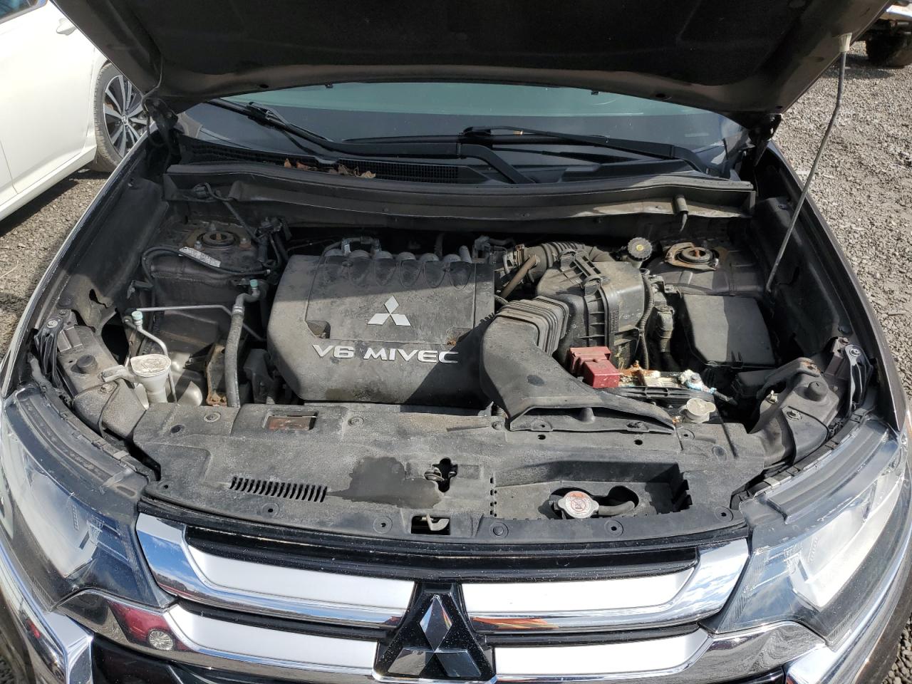 2016 Mitsubishi Outlander VIN JA4JZ4AX4GZ012357 Copart auction photo, front end / undercarriage damage thumbnail 12