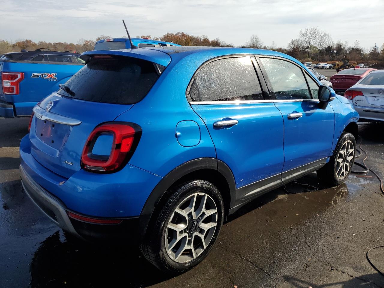 2019 Fiat 500 VIN ZFBNFYD17KP795406 Copart auction photo, front end damage thumbnail 3