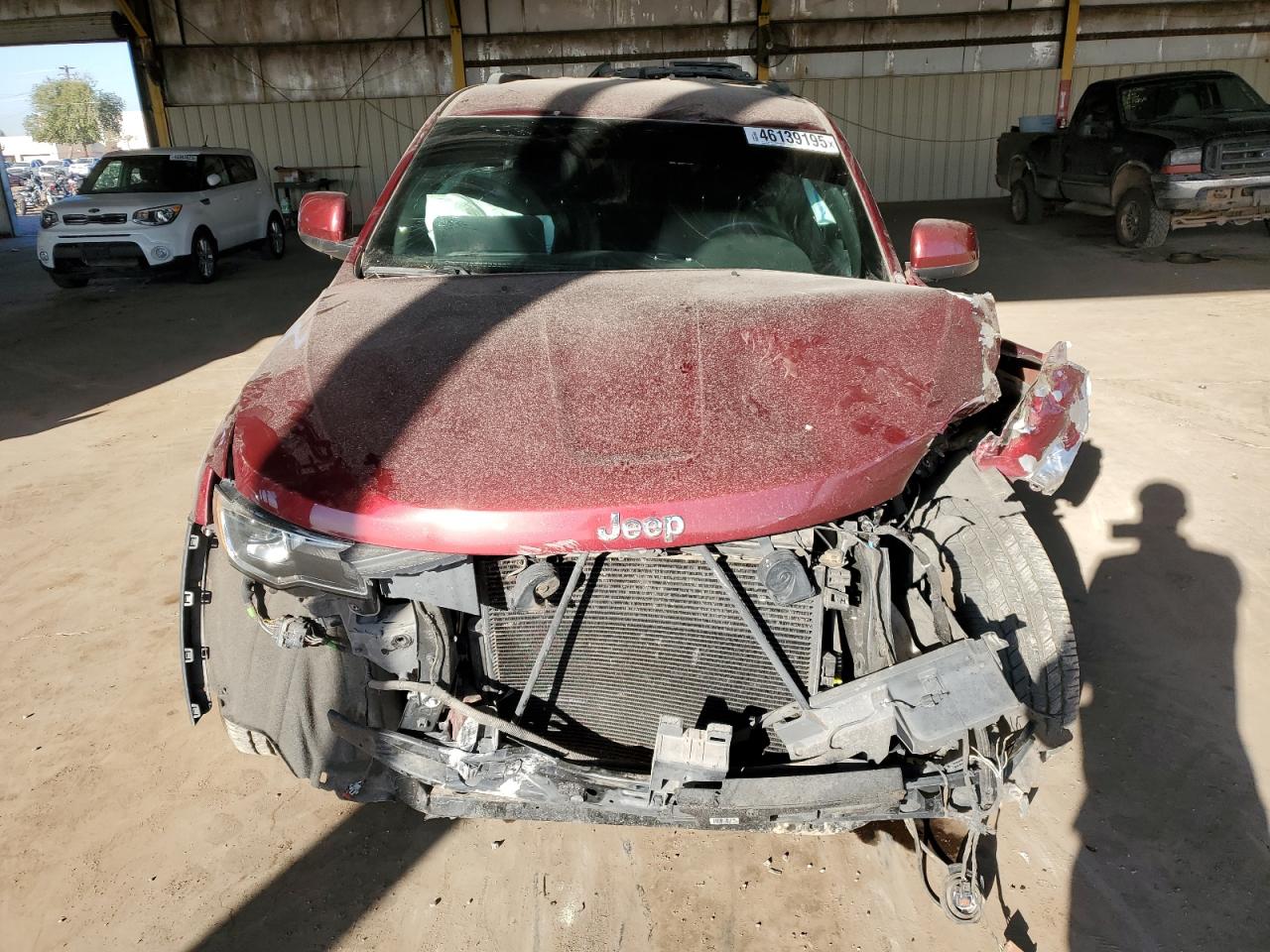 2019 Jeep Grand Cherokee VIN 1C4RJEAG8KC543417 Copart auction photo, front end / rear end damage thumbnail 5