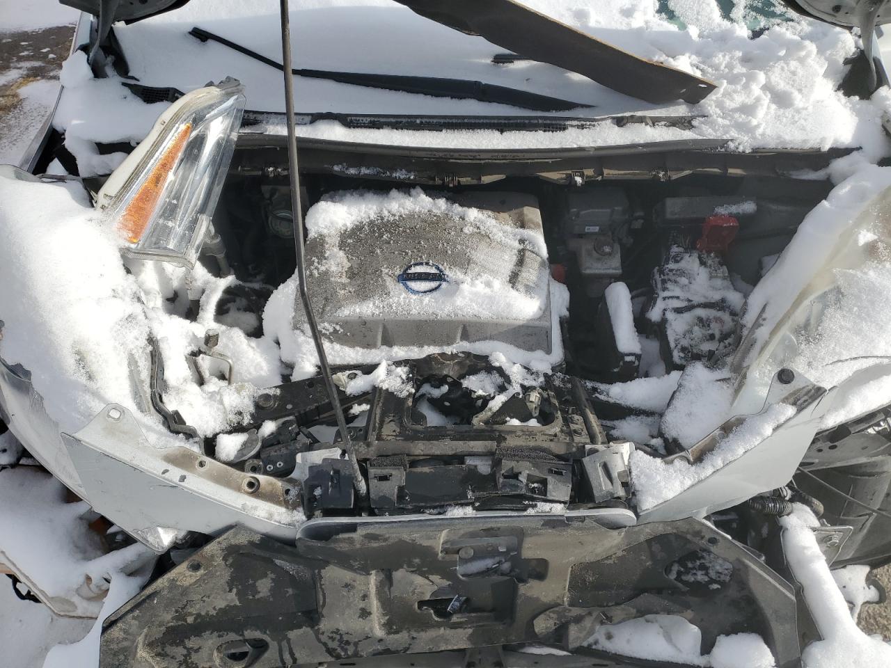 2013 Nissan Leaf VIN 1N4AZ0CP2DC404608 Copart auction photo, front end damage thumbnail 11
