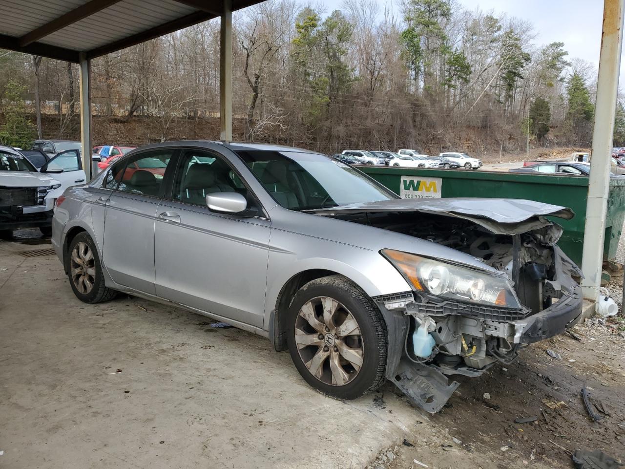 2010 Honda Accord VIN 1HGCP2F80AA074663 Copart auction photo, front end damage thumbnail 4