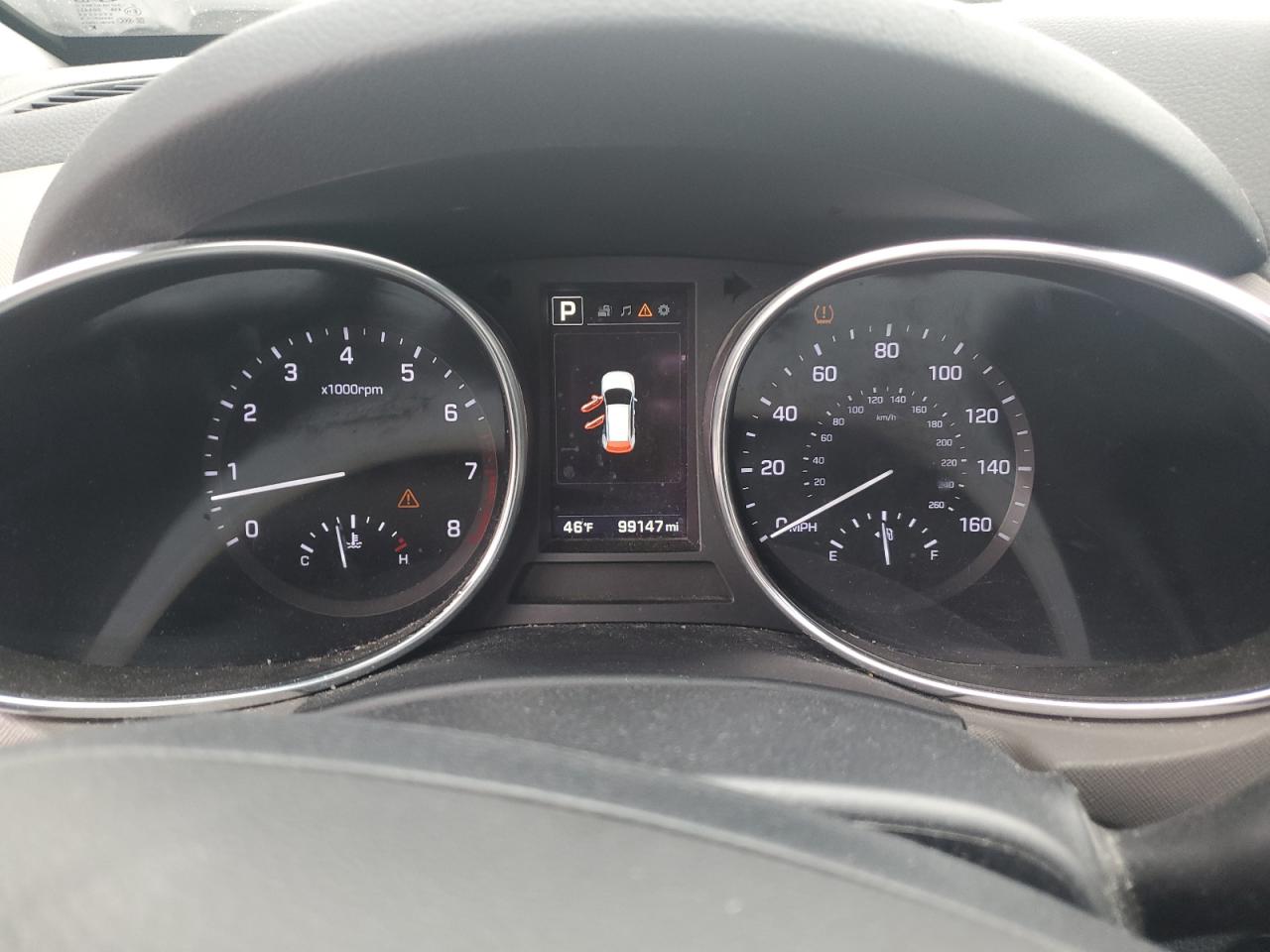 2017 Hyundai Santa Fe VIN KM8SNDHF6HU253219 Copart auction photo, rear end damage thumbnail 9