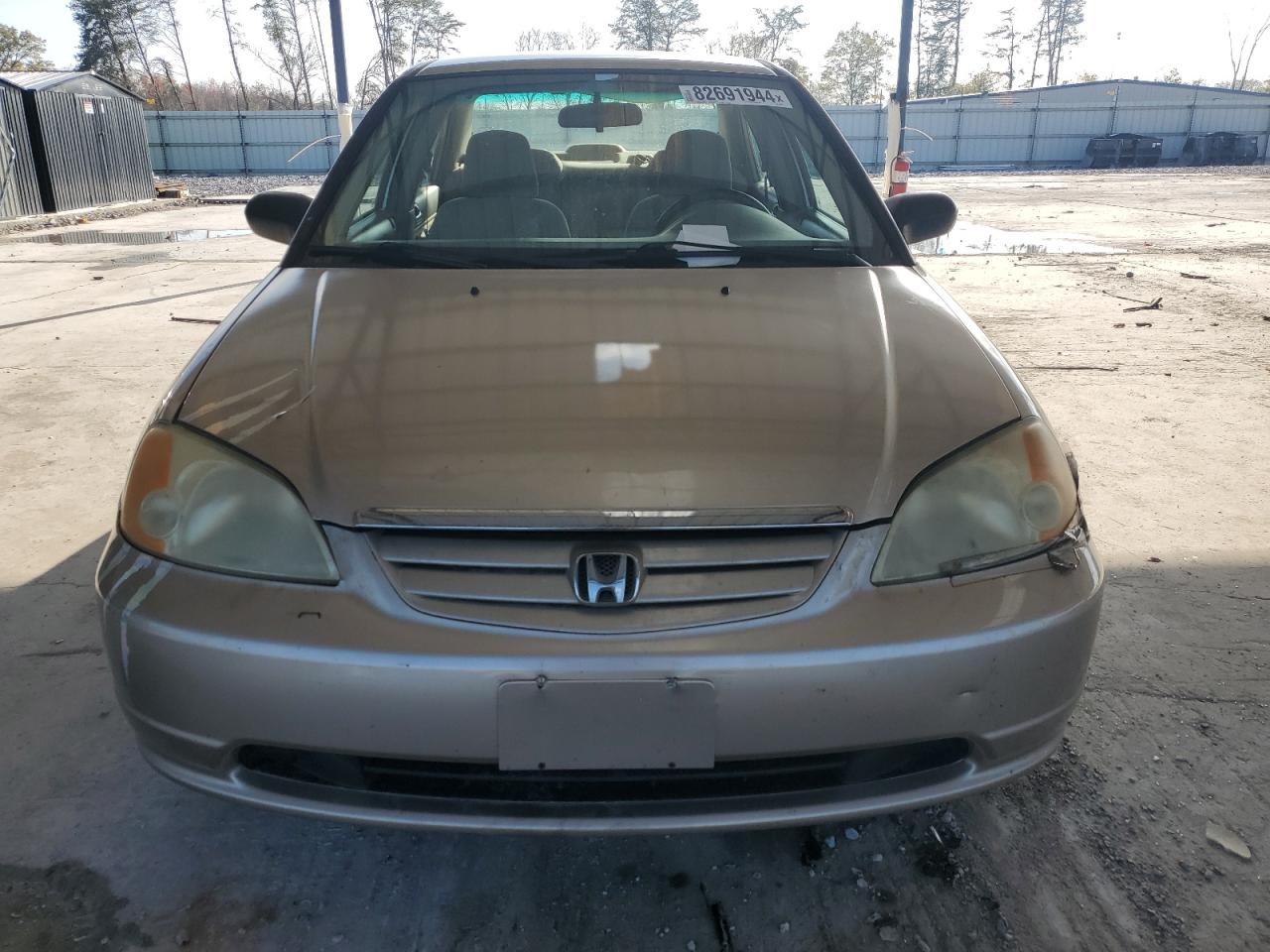 2002 Honda Civic VIN 1HGES16542L033725 Copart auction photo, rear end / front end damage thumbnail 5