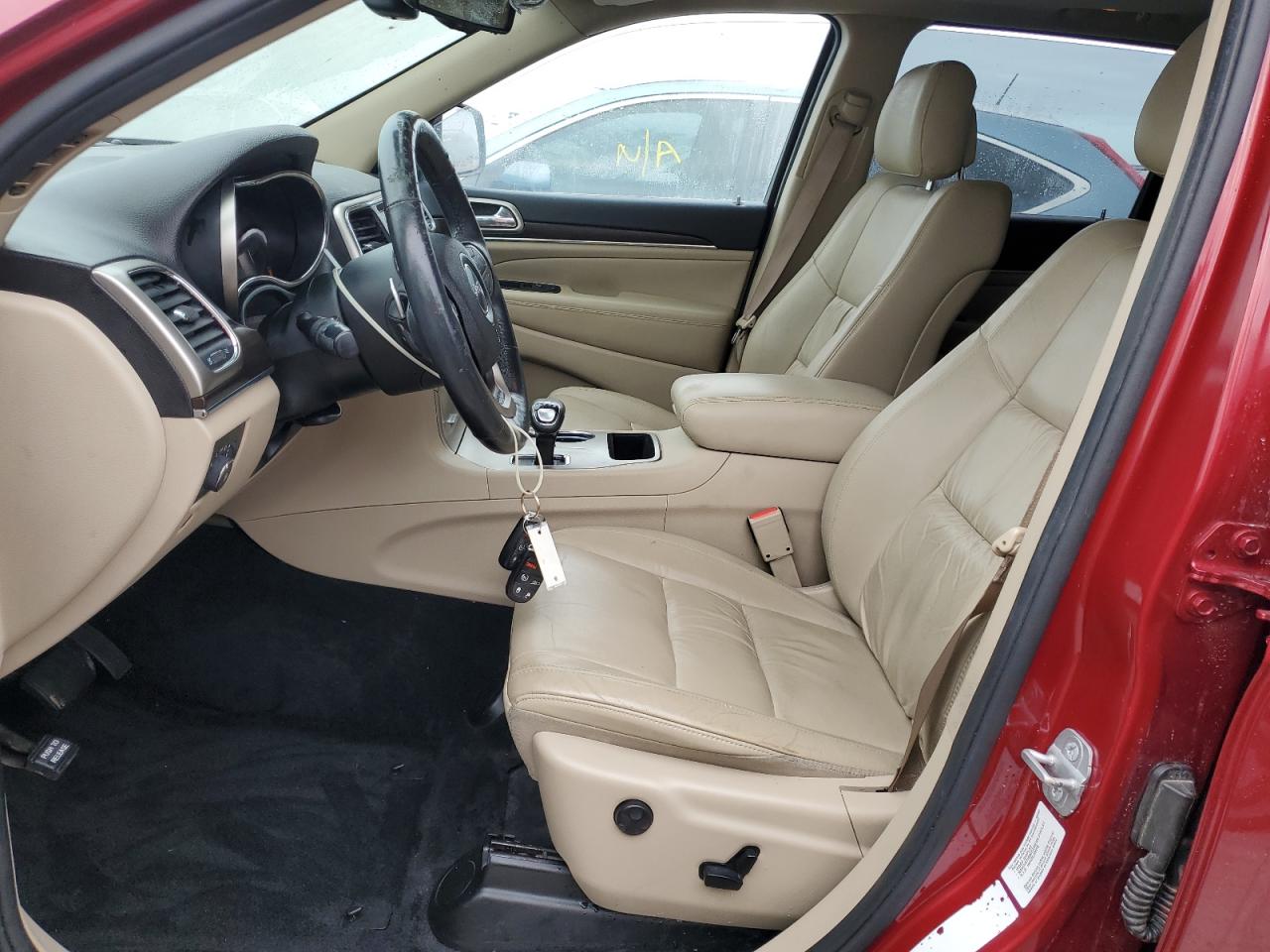 2014 Jeep Grand Cherokee VIN 1C4RJEBG3EC536460 Copart auction photo, water/flood damage thumbnail 7