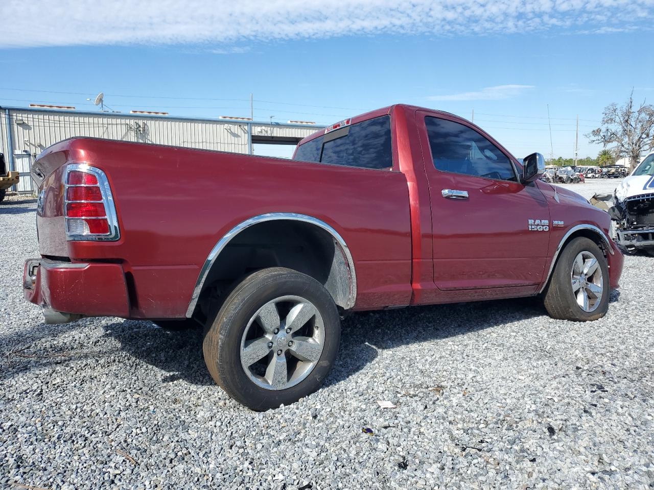 2014 RAM 1500 VIN 3C6JR6AT6EG138965 Copart auction photo, undercarriage / front end damage thumbnail 3