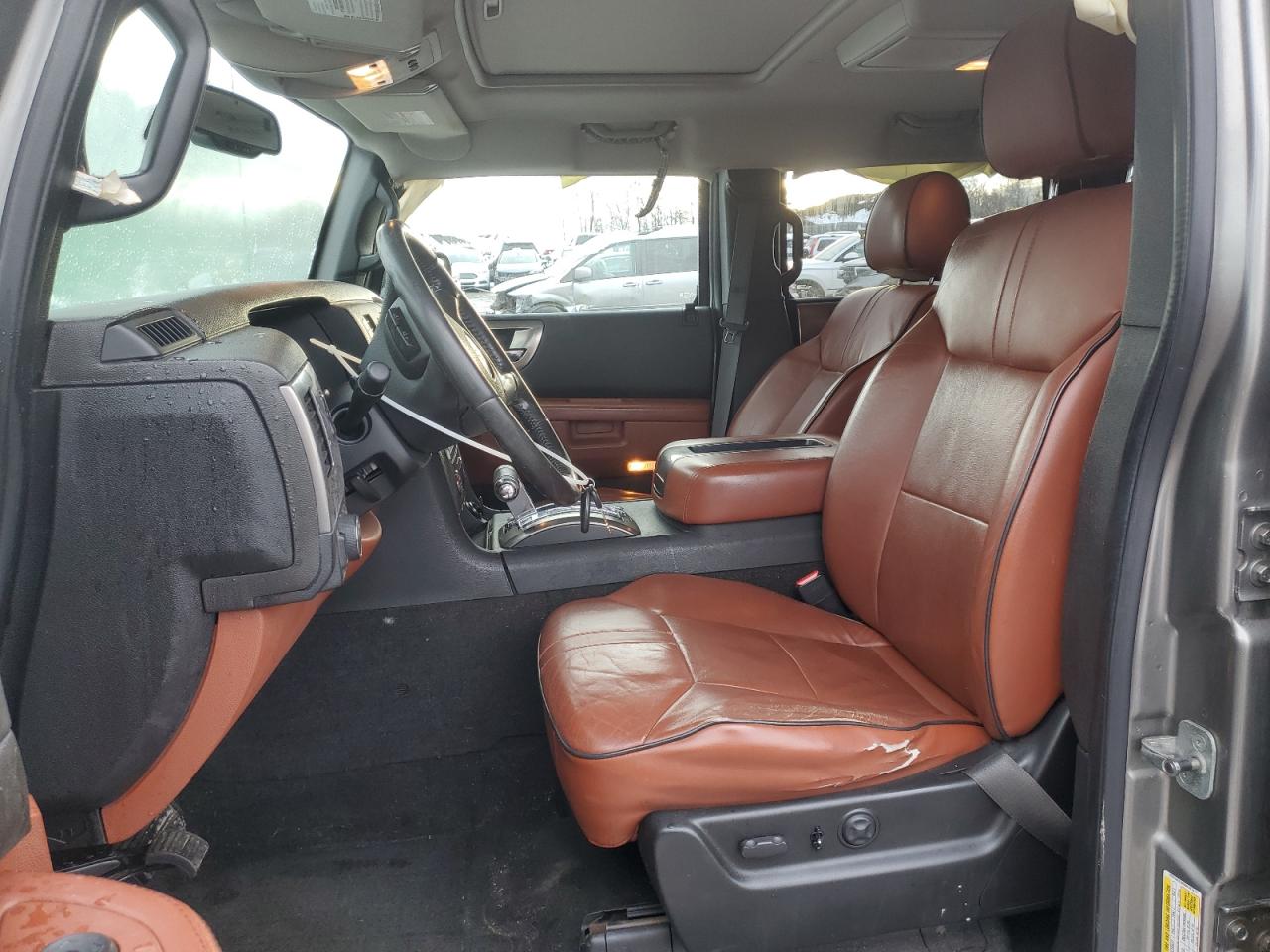2008 Hummer H2 VIN 5GRGN23808H107414 Copart auction photo, side / rear end damage thumbnail 7