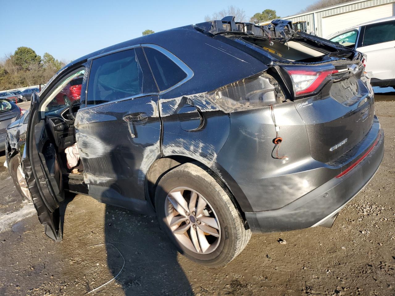2015 Ford Edge VIN 2FMTK4J93FBB82503 Copart auction photo, all over damage thumbnail 2