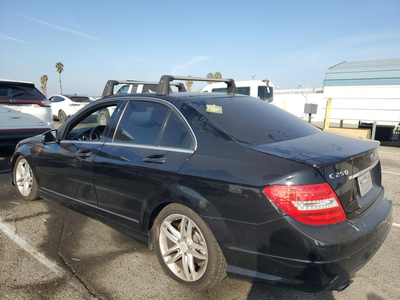 2013 Mercedes-Benz C-klasse VIN WDDGF4HB2DA776520 Copart auction photo, minor dent/scratches damage thumbnail 2