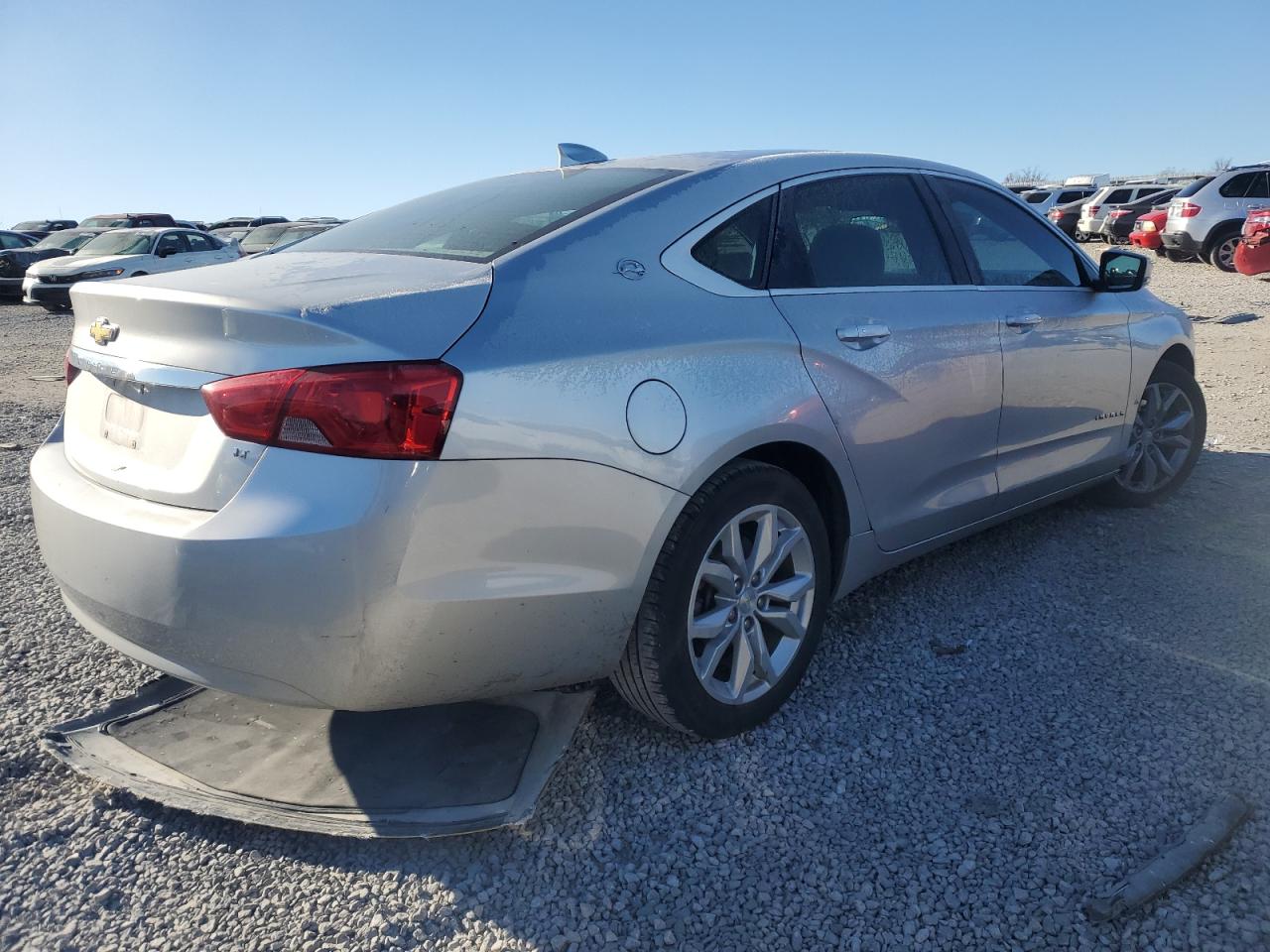 2018 Chevrolet Impala VIN 1G1105SA6JU101392 Copart auction photo, front end / side damage thumbnail 3