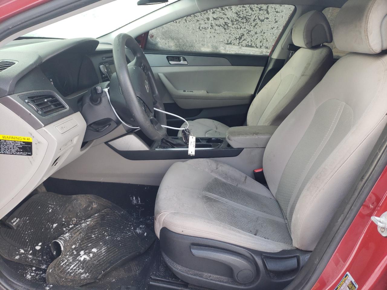 2017 Hyundai Sonata VIN 5NPE24AF2HH559509 Copart auction photo, front end / side damage thumbnail 7