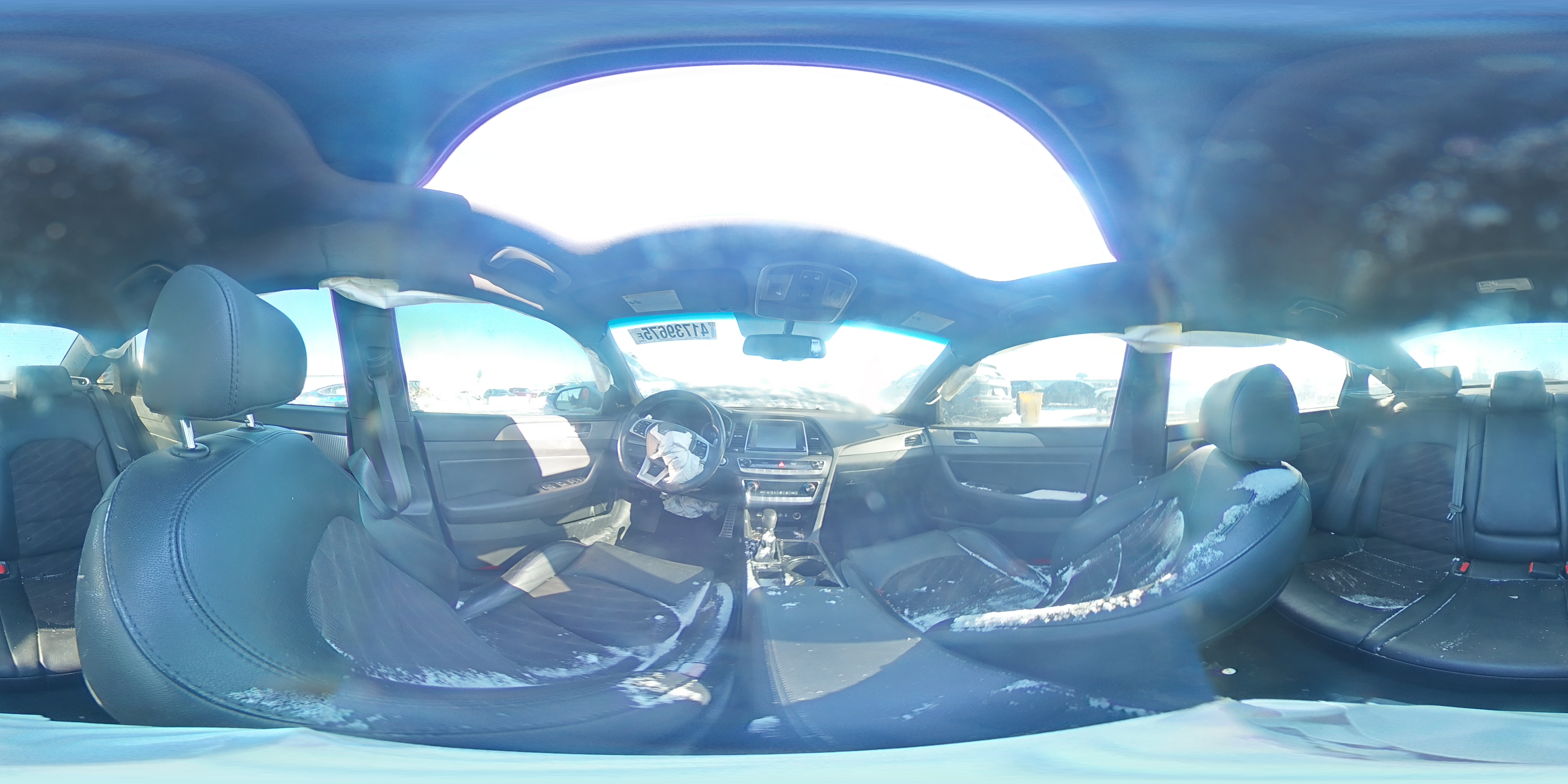 2019 Hyundai Sonata VIN 5NPE34AF3KH738243 Copart auction photo, front end / side damage thumbnail 13