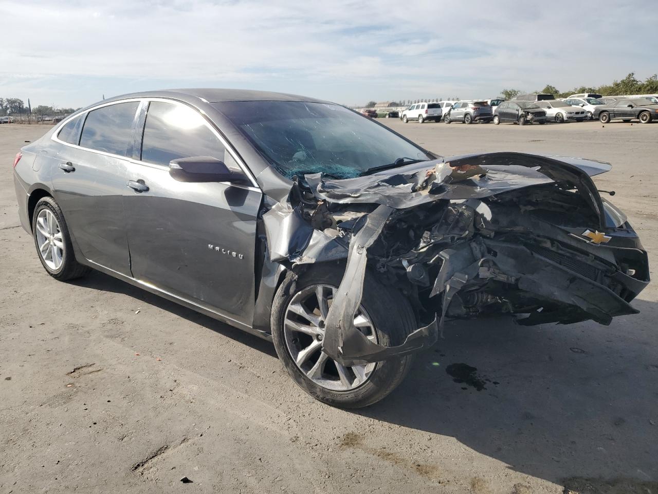 2017 Chevrolet Malibu VIN 1G1ZE5ST5HF205456 Copart auction photo, front end damage thumbnail 4