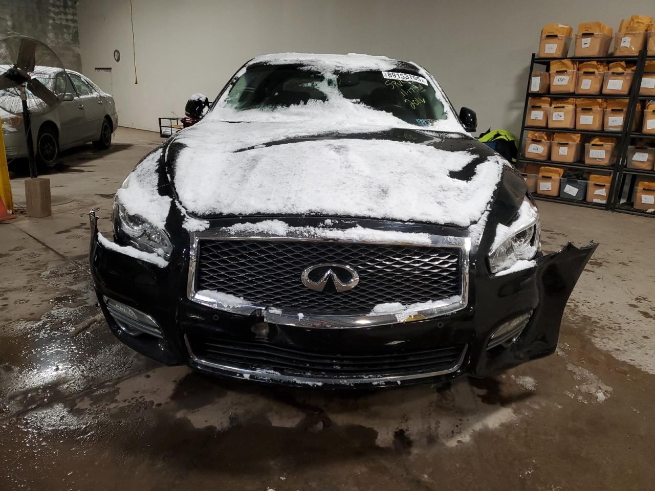 2016 Infiniti Q70 VIN JN1BY1AR1GM271353 Copart auction photo, vandalism / front end damage thumbnail 5