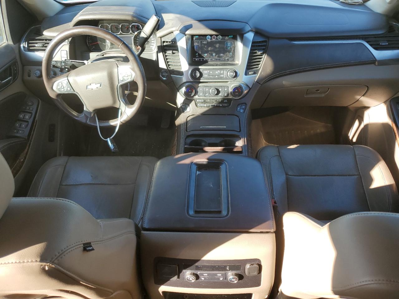 2015 Chevrolet Suburban VIN 1GNSKKKCXFR140168 Copart auction photo, front end damage thumbnail 8