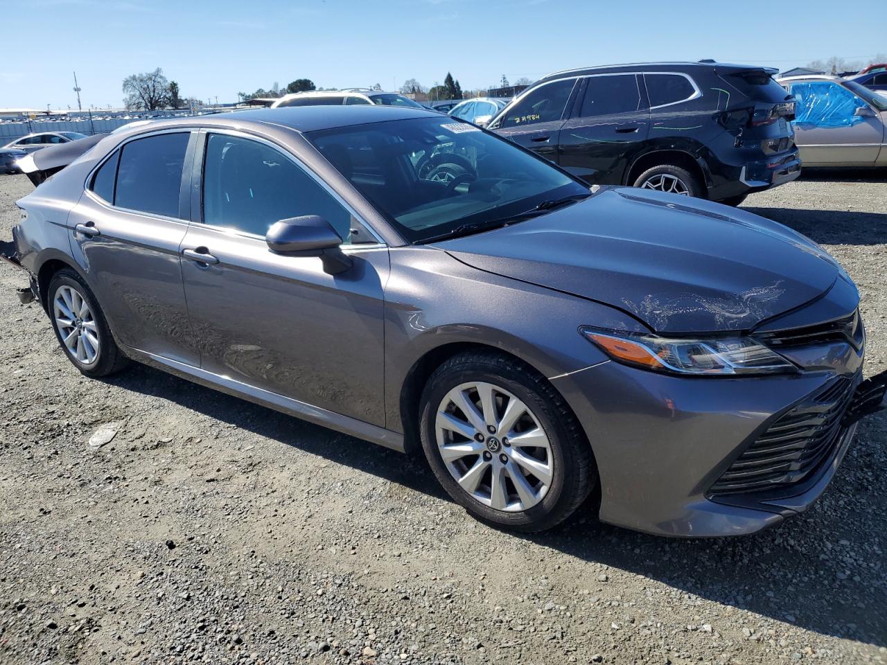 2018 Toyota Camry VIN 4T1B11HKXJU126860 Copart auction photo, rear end / side damage thumbnail 4