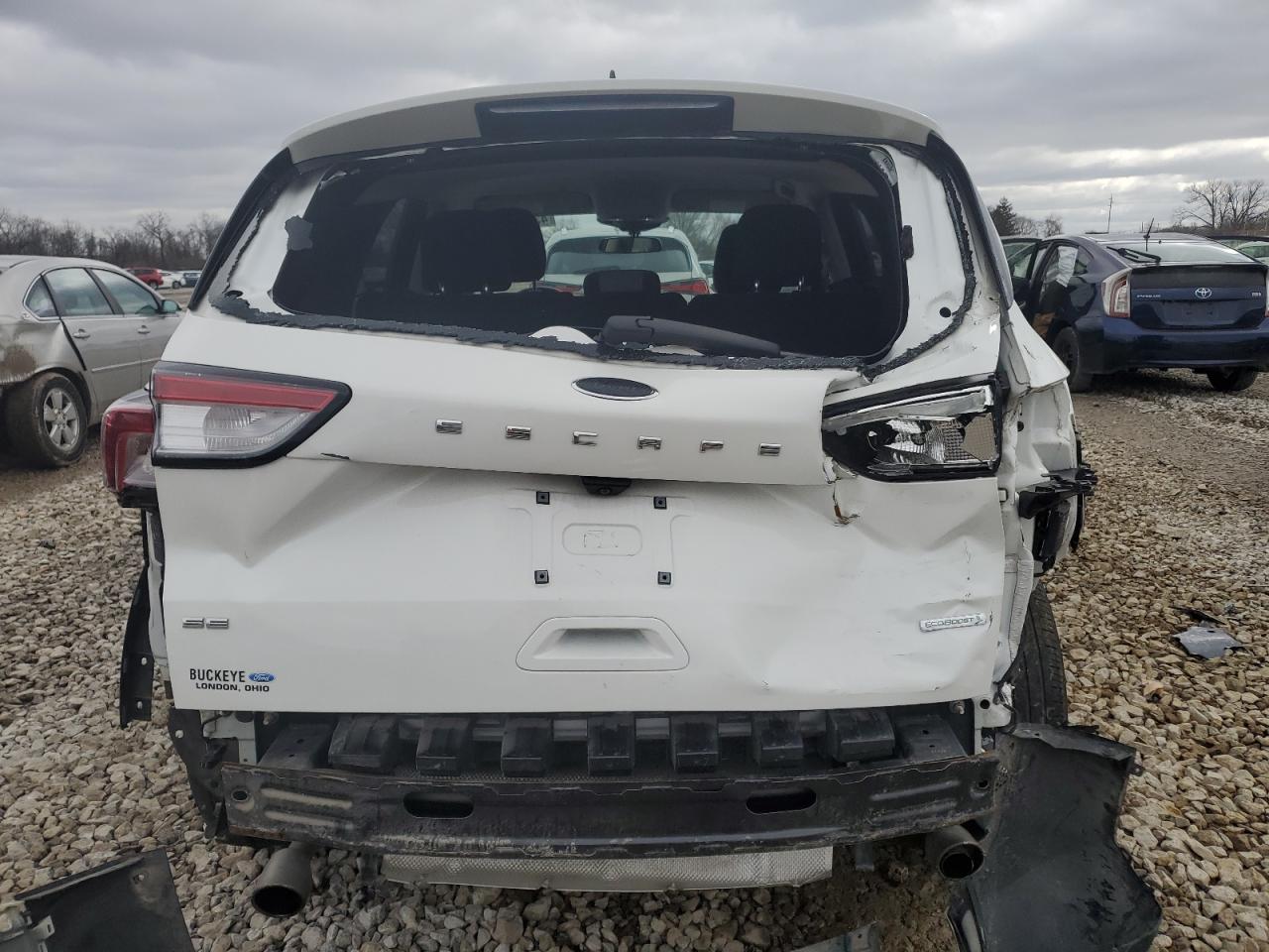 2020 Ford Escape VIN 1FMCU0G63LUA30114 Copart auction photo, rear end damage thumbnail 6