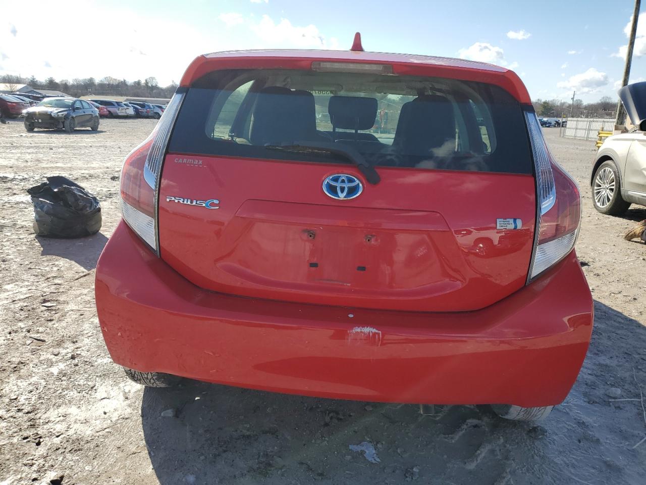 2015 Toyota Prius VIN JTDKDTB33F1093718 Copart auction photo, front end damage thumbnail 6