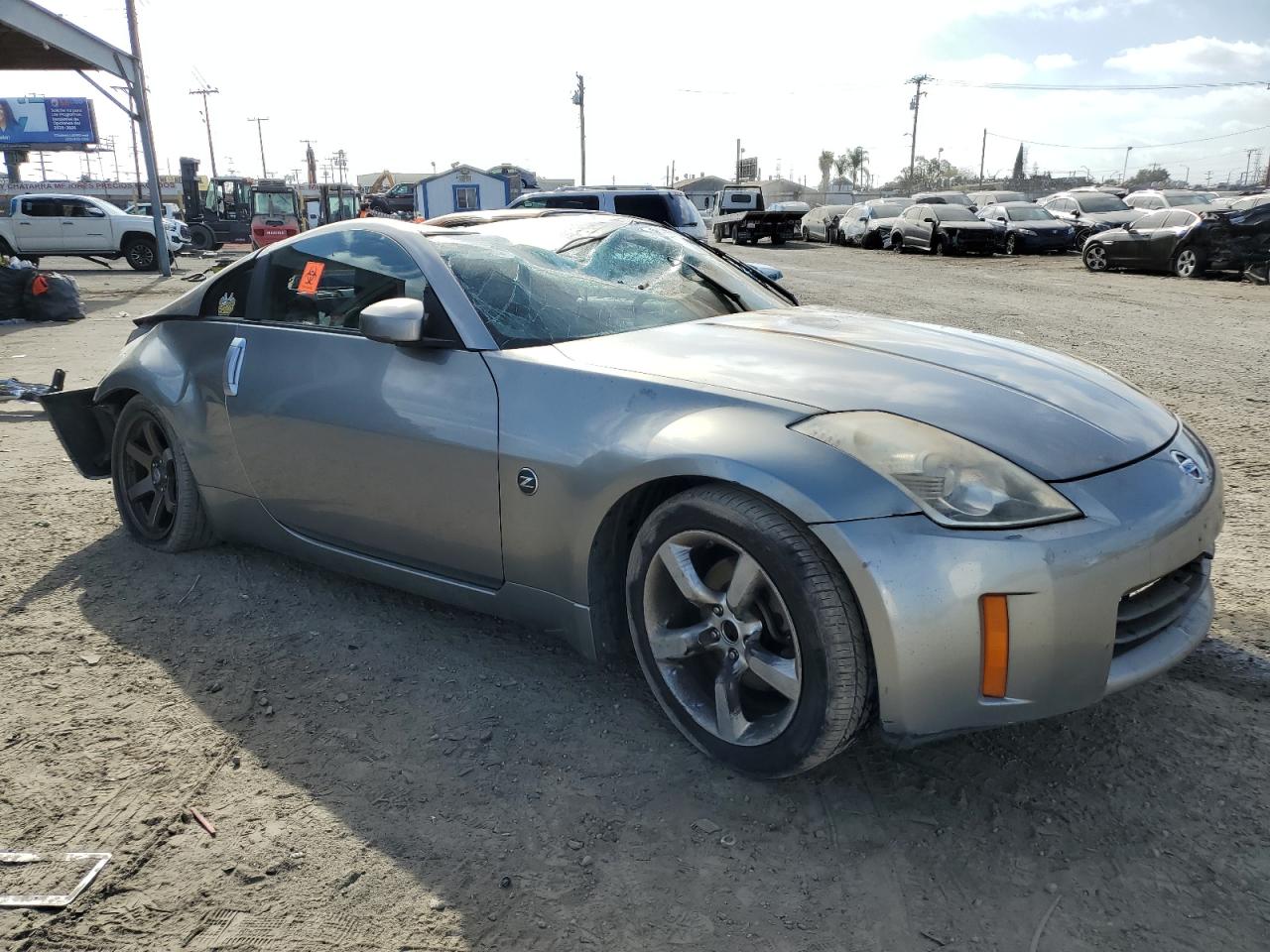 2006 Nissan 350Z VIN JN1AZ34D86M300785 Copart auction photo, all over / burn - engine damage thumbnail 4