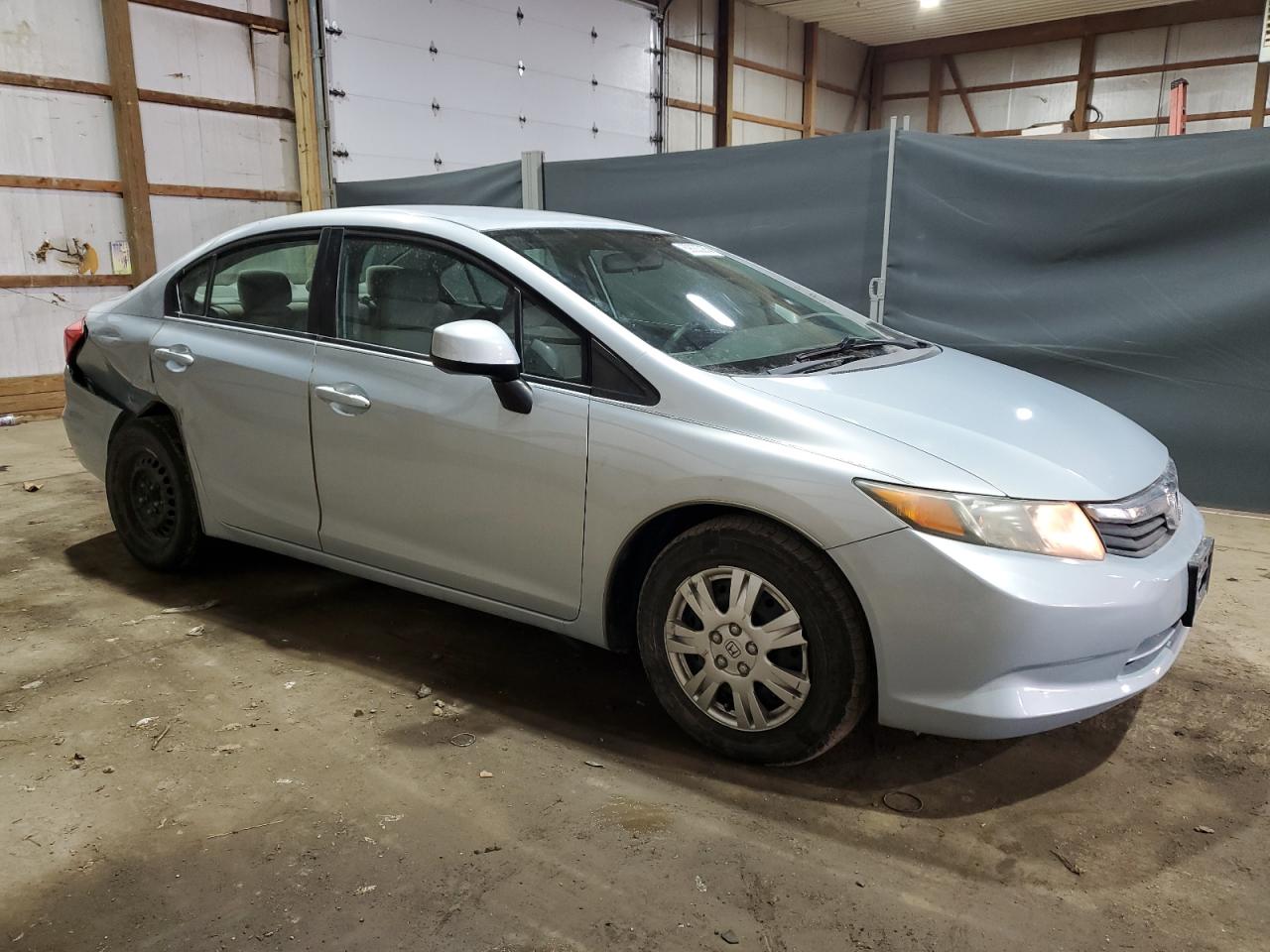 2012 Honda Civic VIN 19XFB2F57CE012080 Copart auction photo, rear end damage thumbnail 4